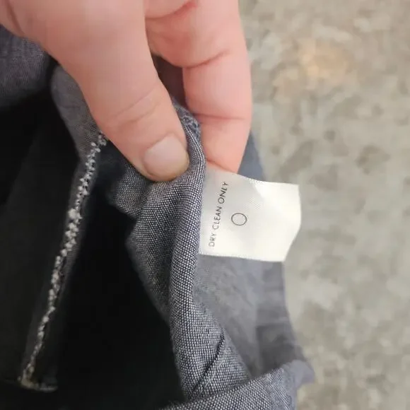 Apiece Apart Chambray Shift Dress Minimalist Modern Effortless Size 4 - Picture 6 of 7